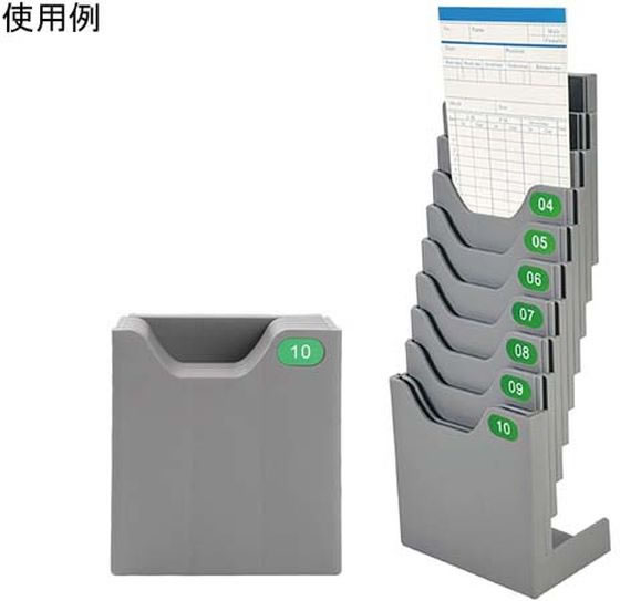 トライメイト 立てれるタイムカードラック 最大10名用 TR-TKR001 通販