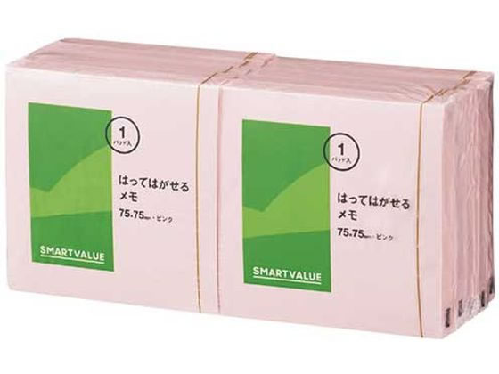 ●色：ピンク●サイズ：縦７５×横７５ｍｍ●枚数：１冊（１００枚）●注文単位：１パック（１０冊）●グリーン購入法適合