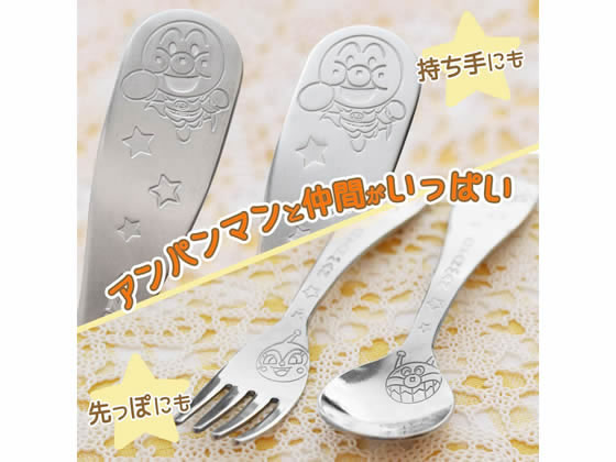 レック アンパンマン メタルスプーン・フォーク (M) ステンレス KK-239