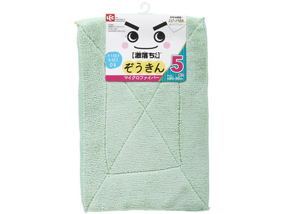 ●サイズ：２０×３０ｃｍ（１枚あたり）●内容：５枚入●材質：ポリエステル８５％・ナイロン１５％（マイクロファイバー）●生産国：中国