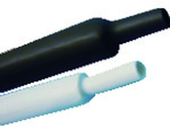 ●型番：SZF2-2.5W●入数：10本●収縮後肉厚（mm）：0．4 ●収縮前内径（mm）：2．5 ●色：白 ●収縮後内径（mm）：1．3 ●長さ（m）：1 ●使用温度範囲（℃）：−55〜125 ●収
