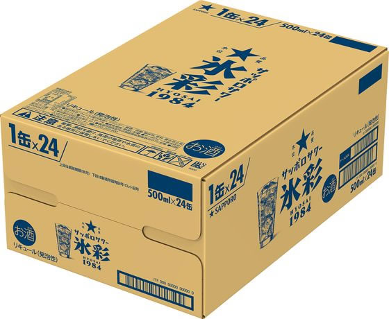 サッポロビール サッポロサワー 氷彩1984 缶 7度 500mL 24缶 通販
