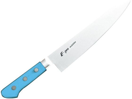 ●外寸：３４３ｍｍ●重量：１７９ｇ●厚み：背２．０ｍｍ●材質１：モリブデン鋼●材質２：特殊樹脂●洗浄機：○●刃渡り：２１ｃｍ●両刃