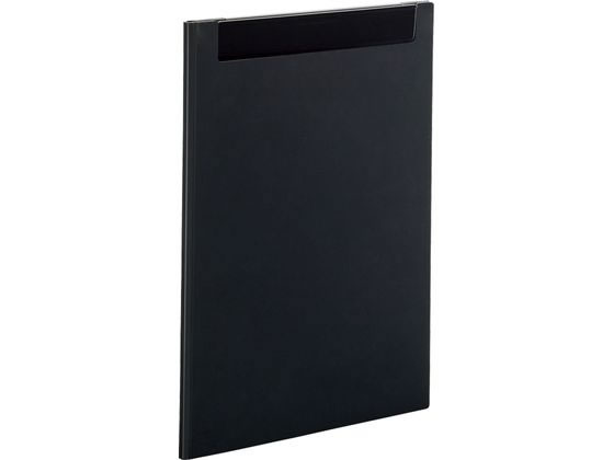 ●色：黒●規格：Ａ４●サイズ：縦３４１×横２３８×背幅１３ｍｍ●材質：本体／ポリプロピレン・ボール紙・発泡ポリエチレン、クリップ／ＡＢＳ樹脂●最大収容枚数：コピー用紙２０枚●注文単位：１枚