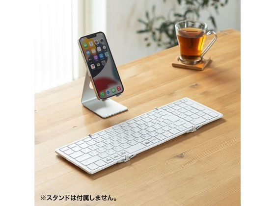 未使用 サンワサプライ Bluetoothキーボード ZSKB-BT35W SKB-BT35W【Bluetooth折りたたみフルキーボード（ホワイト