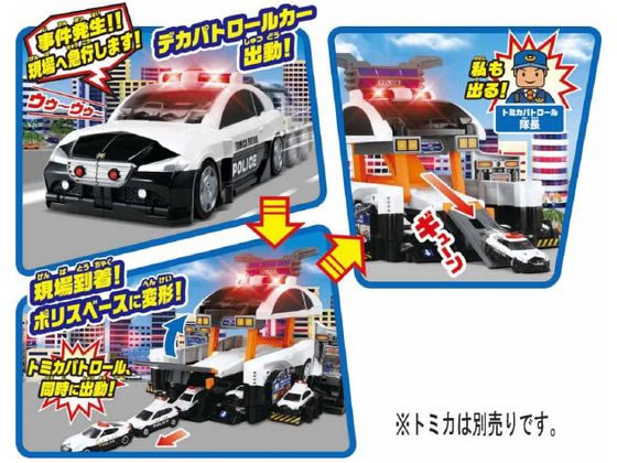 トミカ トミカワールド ビッグに変形! デカパトロールカー 通販