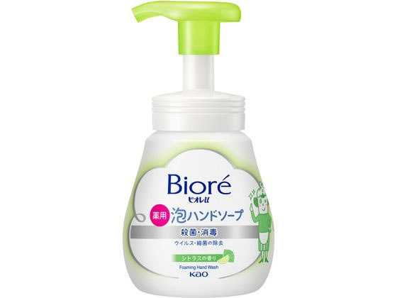 ●ハンドソープ（泡タイプ）●仕様：本体●内容量：２４０ｍＬ●液性：素肌と同じ弱酸性●シトラスの香り●医薬部外品【効能・効果】：殺菌・消毒／汚れ、ウイルス・細菌の除去生産国：日本商品区分：医薬部外品メー