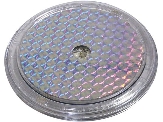 ●外寸：直径９５ｍｍ●材質：ＡＳ樹脂●発光時間：約２０時間以上●電源：電池（ＣＲ２０３２×２）●１２枚入り
