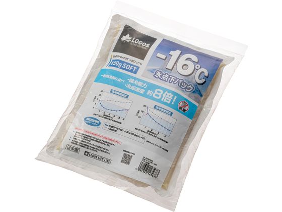 ●総重量：（約）550g●サイズ：（約）19．5×13．7×2．8cm●主素材：［容器］ポリエチレン ［内容物］植物性天然高分子●表面温度−16℃の氷点下パックソフトタイプ●保冷能力8倍（一般保冷剤に