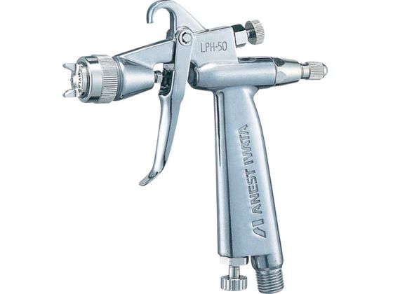 ●型番：LPH-50-042G●ノズル径（mm）：0．4 ●所要圧縮機（kW）：0．2〜0．75 ●空気使用量（L／min）：50 ●パターン開き（mm）：40 ●霧化段階：高微粒 ●カップ取付口：G