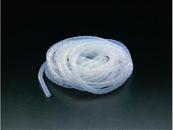 ●色：白●内径：１７．８ｍｍ●最大結束径：５０ｍｍ●材質：ポリエチレン●全長：１０ｍ●耐熱温度：７５℃●ラッピング範囲：１５〜５０ｍｍ●電線などを簡単に束ねられます●希望の長さにカットして使用して下さ