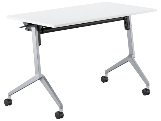 ●品番：ＦＬＦ−Ｋ１２０６ＫＮＳ−Ｓ１ＰＷ２●カラー／［天板］ホワイト［脚］フラットシルバー●外寸法／幅１２００×奥行６００×高さ７００ｍｍ●下肢空間寸法／幅９８０×高さ５８２ｍｍ●棚寸法／幅９３５×