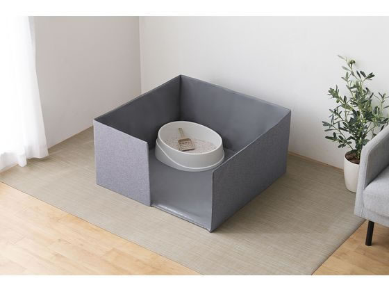 アイリスオーヤマ ペットトイレサークル グレー PTC-N8040 通販