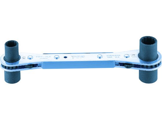 ●型番：PRW-4LK●厚さ（ｍｍ）Ｔ１：４５●全長（ｍｍ）：１６５●対辺寸法（ｍｍ）：１０×１２・１３×１４●厚さ（ｍｍ）Ｔ２：４８●ステンレス（ＳＵＳ４２０Ｊ２）／クロムバナジウム鋼●必ずボルト・