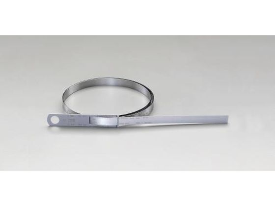●測定範囲：円周：３４５０〜４７２０ｍｍ、直径：φ１１００〜１５００ｍｍ●最小目盛：０．１ｍｍ●幅：１６ｍｍ●厚さ：０．２ｍｍ●材質：ステンレスバネ鋼