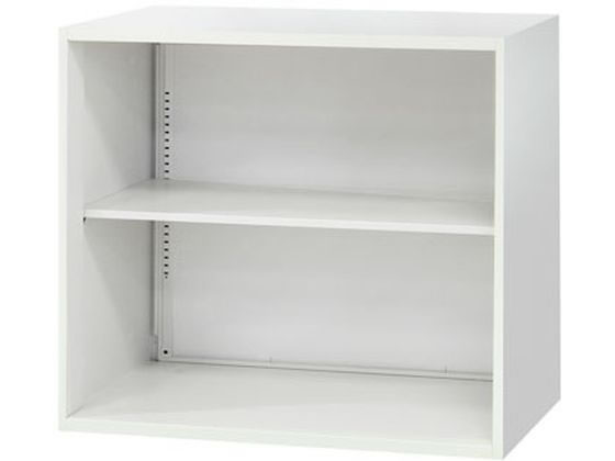 ●外寸：幅８８０×奥行４００×高さ７５０ｍｍ●カラー：ホワイト●材質：スチール（粉体塗装）●付属品：棚板×１枚、連結用部材●重量：１６ｋｇ●耐荷重：４０ｋｇ※棚板１枚あたり●仕様：棚板１５ｍｍピッチで