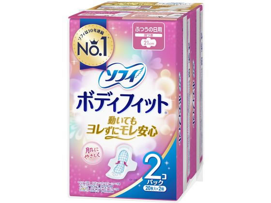 ユニ・チャーム ソフィボディフィット 羽つき 20枚×2個 通販