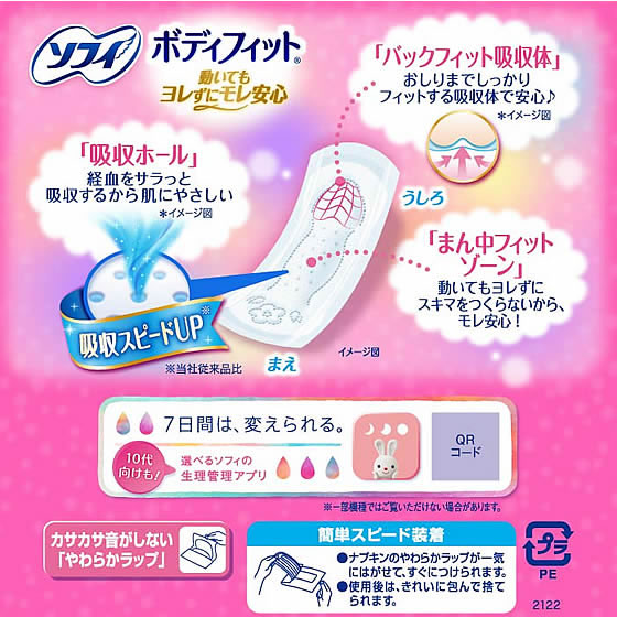 aym. 12個 ボディフィット Amazon | ソフィ ボディフィット ナイト