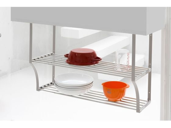 2段パイプ棚 1200x350x560