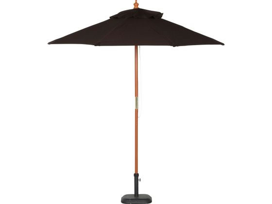 不二貿易　木製パラソル 210cm ブラウン　60160 不二貿易 木製パラソル 210cm ブラウン 210BR 60160 通販【フォレスト