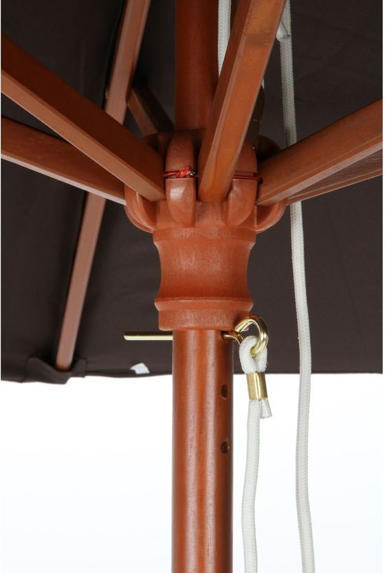 不二貿易 木製パラソル 210cm ブラウン 210BR 60160 通販【フォレスト