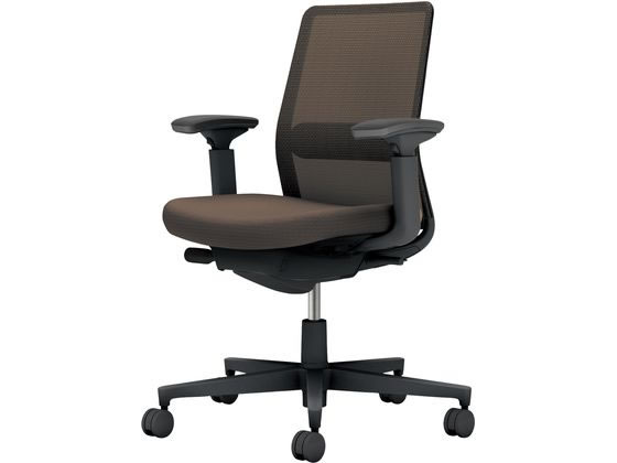 ●品番：Ｃ０３−Ｂ１３２Ｕ−ＢＭ６Ｍ６Ｍ６１●カラー：本体／ブラック●カラー：座／ダークグレージュ、背／ダークグレージュ●ランバーサポート：あり●外寸法：幅７１０×奥行（脚部除く）４９０×高さ８８０〜