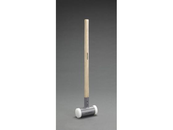 ●材質：頭：ナイロン、柄：ヒッコリー●頭径：１００ｍｍ●全重量：７．０ｋｇ●全長：１０００ｍｍ●替ヘッド：ＥＡ５７５ＨＥ−１１１●ヘッド交換式ハンマー●衝撃を吸収して反動なしで強力な打撃力を生み出しま