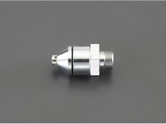 ●材質：スチール●ノズル穴径：１．５ｍｍ●取付ねじ：Ｍ１２×１．２５●エアーシールド・増量・静音機能付●通常ノズルと同じエアー消費量で２０％以上ＵＰの吹きつけ効果が得られます。