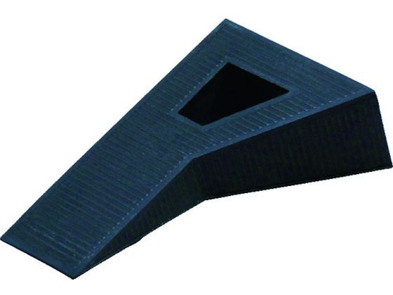 ●型番：DS105-63●色：黒 ●全長（mm）：100 ●幅（mm）：60 ●高さ（mm）：34 ●形状：クサビ型●クサビタイプ ●縦・横で使用できます。●天然ゴム