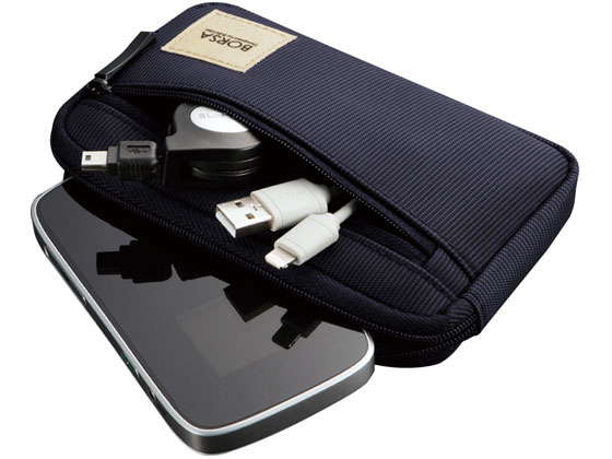 エレコム ガジェットポーチ スリム Sサイズ BMA-GP01NV 通販