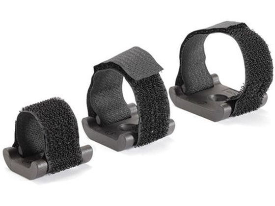 HEBOTEC フックアンドループバンド10mm幅 ベース固定具 ケーブル径4 