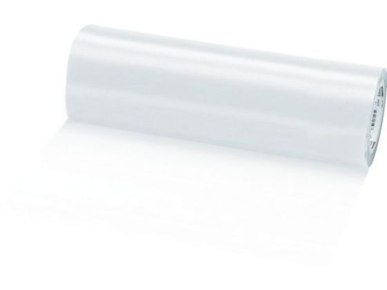 ●型番：TSP-55N●色：クリア ●幅（mm）：500 ●長さ（m）：100 ●厚さ（mm）：0．055●粘着力：0．65N／10mm ●切断にはカッターが必要●基材：ポリエチレン ●粘着剤：アクリ