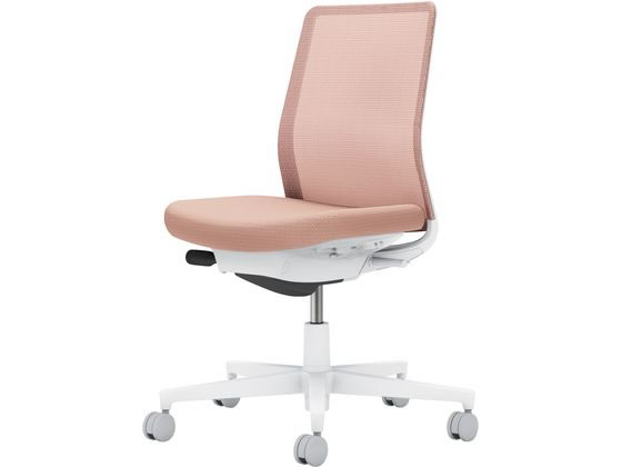 ●品番：Ｃ０３−Ｗ１００Ｕ−Ｗ９Ｇ９ＧＸ１●カラー：本体／ホワイトグレー●カラー：座／アッシュピンク、背／アッシュピンク●ランバーサポート：なし●外寸法：幅７１０×奥行（脚部除く）４９０×高さ８８０〜