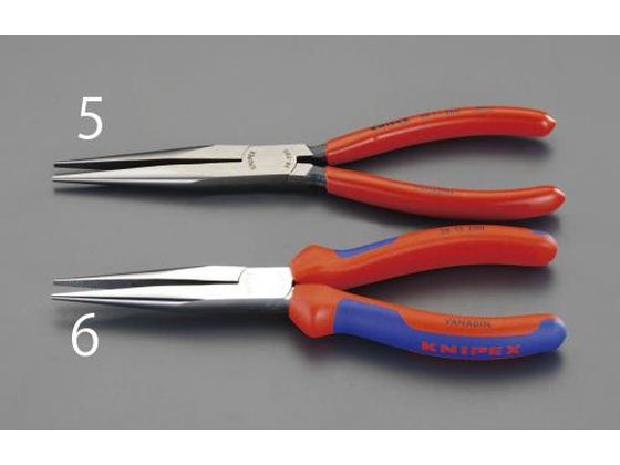 ●メーカー：ＫＮＩＰＥＸ（クニペックス）●型番：３８１１２００●ギザ付●全長：２００ｍｍ●刃長：７３ｍｍ●ストレート●先端半丸●仕様：研磨仕上げ、プラスチックコート