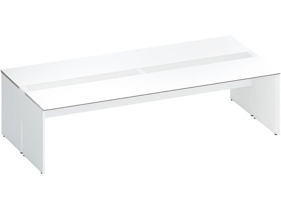 ●外寸法／幅２８００×奥行１４００×高さ７２０ｍｍ●下肢空間寸法／幅２７２０×高さ６９５ｍｍ●天板厚さ／２５ｍｍ●配線カバー開口寸法／ｍｍ●材質／天板：（表面材）メラミン化粧版（芯材）スチール、ハニカ