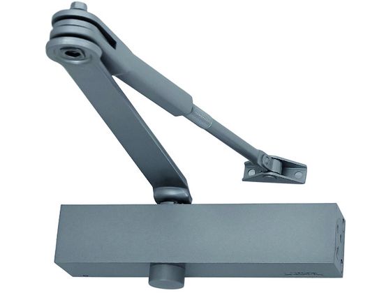 ●型番：S1002●色：シルバー ●適用扉質量（kg）：25〜45 ●適用幅（mm）：900 ●幅（mm）：346 ●奥行（mm）：55 ●高さ（mm）：115 ●適用高さ（mm）：2100●ストップ