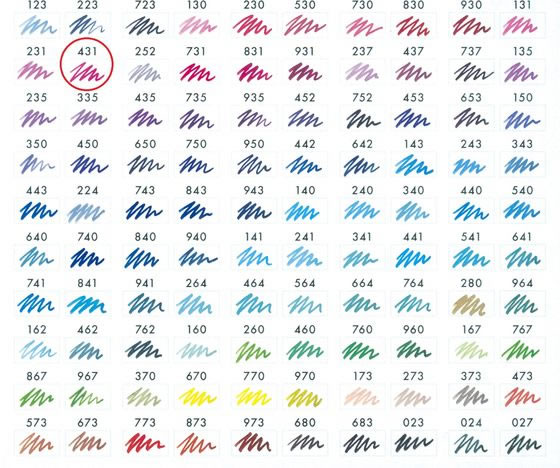 万年筆インク　インク工房　まとめ売り セーラー万年筆 インク工房色見本③・④ 最後はまとめて載せます