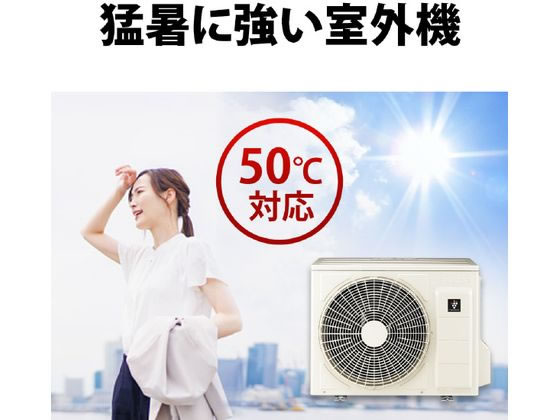 シャープ 【配送のみ・工事なし】6畳向け 自動お掃除付き 冷暖房