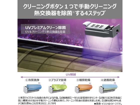 東芝 【標準工事付】6畳向け 自動お掃除付き 冷暖房エアコン e