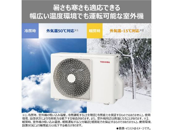 東芝 【標準工事付】8畳向け 冷暖房エアコン U-Mシリーズ U-Mシリーズ