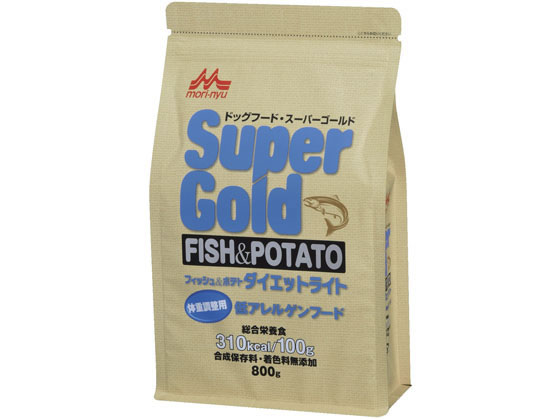 ●エネルギー量を３１０ｋｃａｌ／１００ｇ（当社フィッシュ＆ポテト子犬・成犬用対比：カロリー約１２％減）に調整した体重調整用のフードです。アレルギーになりにくいとされる魚とポテトが主原料の低アレルゲンフ