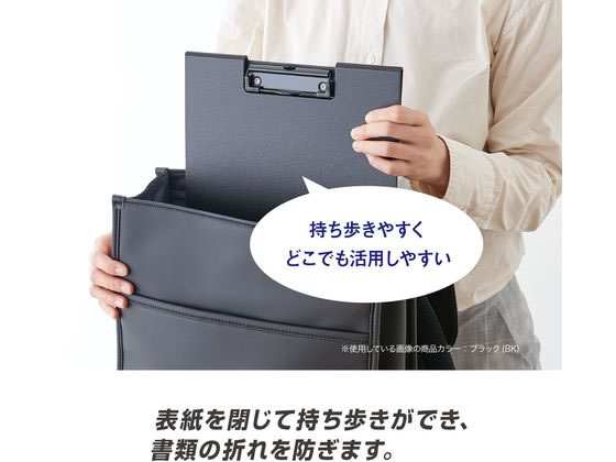 セキセイ クリップボード スタンド式 A4 ブラック FB-2126-60