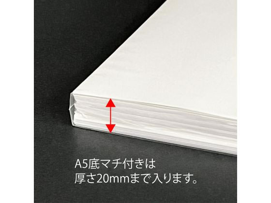 今村紙工 CPP袋 DM用 フタ付 A5 底マチ付 100枚 GCPP-A5 通販
