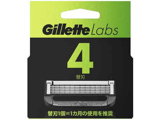 P&G ジレットラボ 角質除去バー搭載 替刃 4個 通販【フォレストウェイ】