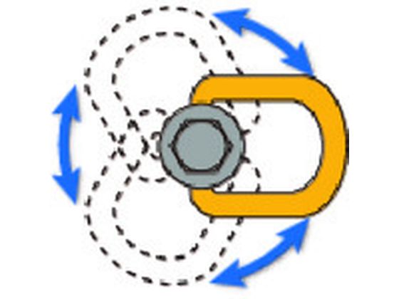 あすつく対応 「直送」 マーテック C-36 フレノリンクボルト Ｃ−３６ 基本使用荷重８．０ｔ C36 自在形アイボルト フレノ・リンクボルト | マーテック