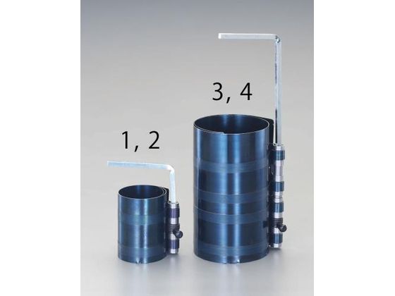 ●材質：スプリングスチール●適合ピストン径：８９〜１７８ｍｍ●高さ：１７８ｍｍ