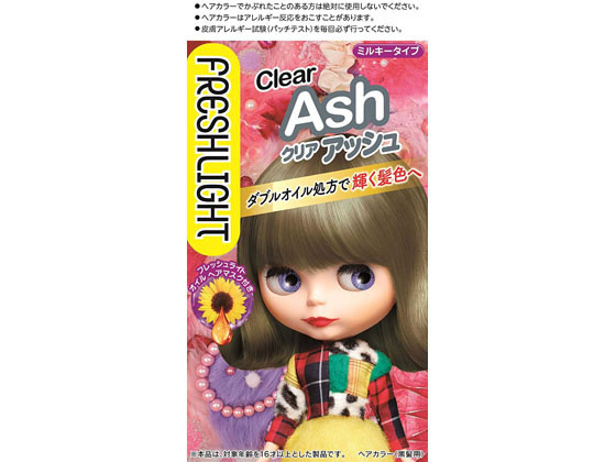 成分：フレッシュライト ＭＨＣａ ＣＡ有効成分・・・５−アミノオルトクレゾール、塩酸２．４−ジアミノフェノキシエタノール、パラアミノフェノール、硫酸トルエン−２．５−ジアミン、レゾルシンその他の成分・