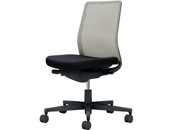●品番：Ｃ０３−Ｂ１００Ｕ−ＢＢ６Ｅ２Ｘ１●カラー：本体／ブラック●カラー：座／ブラック、背／ライトグレー●ランバーサポート：なし●外寸法：幅７１０×奥行（脚部除く）４９０×高さ８８０〜９７０ｍｍ●座
