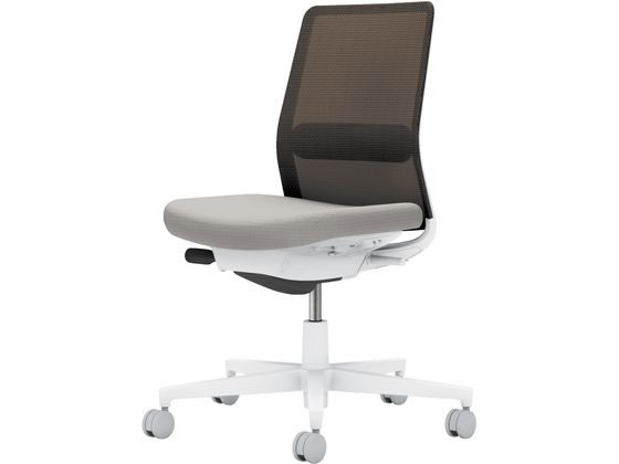 ●品番：Ｃ０３−Ｗ１０２Ｕ−ＷＥ２Ｍ６Ｍ６１●カラー：本体／ホワイトグレー●カラー：座／ライトグレー、背／ダークグレージュ●ランバーサポート：あり●外寸法：幅７１０×奥行（脚部除く）４９０×高さ８８０