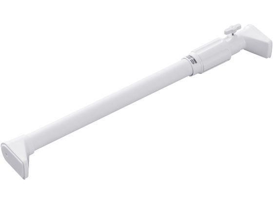 ●カラー：ホワイト●商品サイズ：約幅５００〜７５０×奥行４３×高さ７０ｍｍ●質量：約４００ｇ●パイプの直径（約）：太パイプ：直径２．９６ｃｍ●取り付け幅（約）：５０〜７５ｃｍ●取り付け幅ごとの参考耐荷